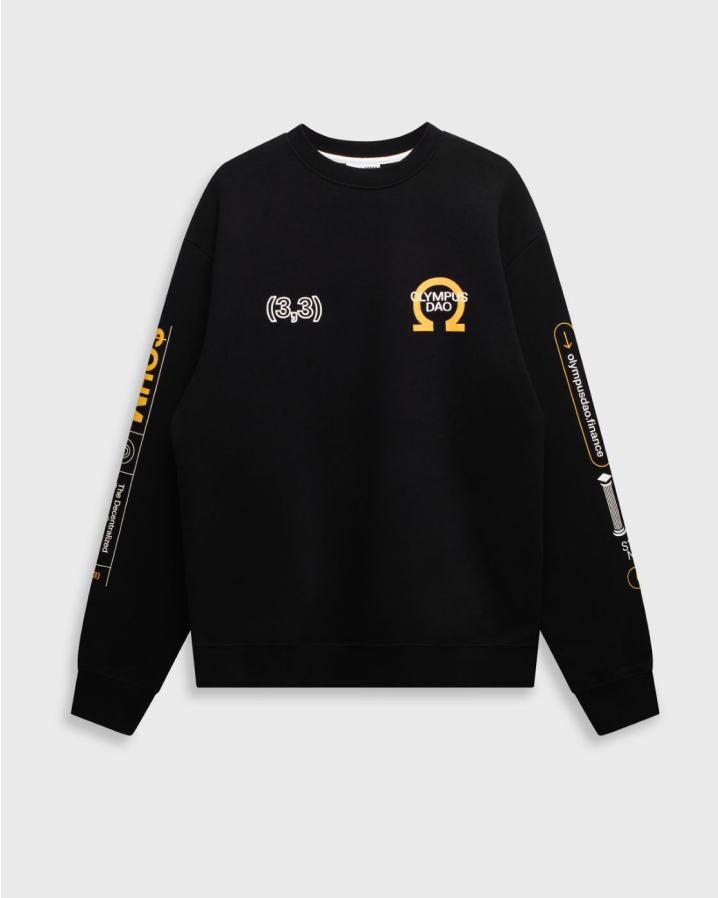 Olympus DAO Crewneck Black Sweater